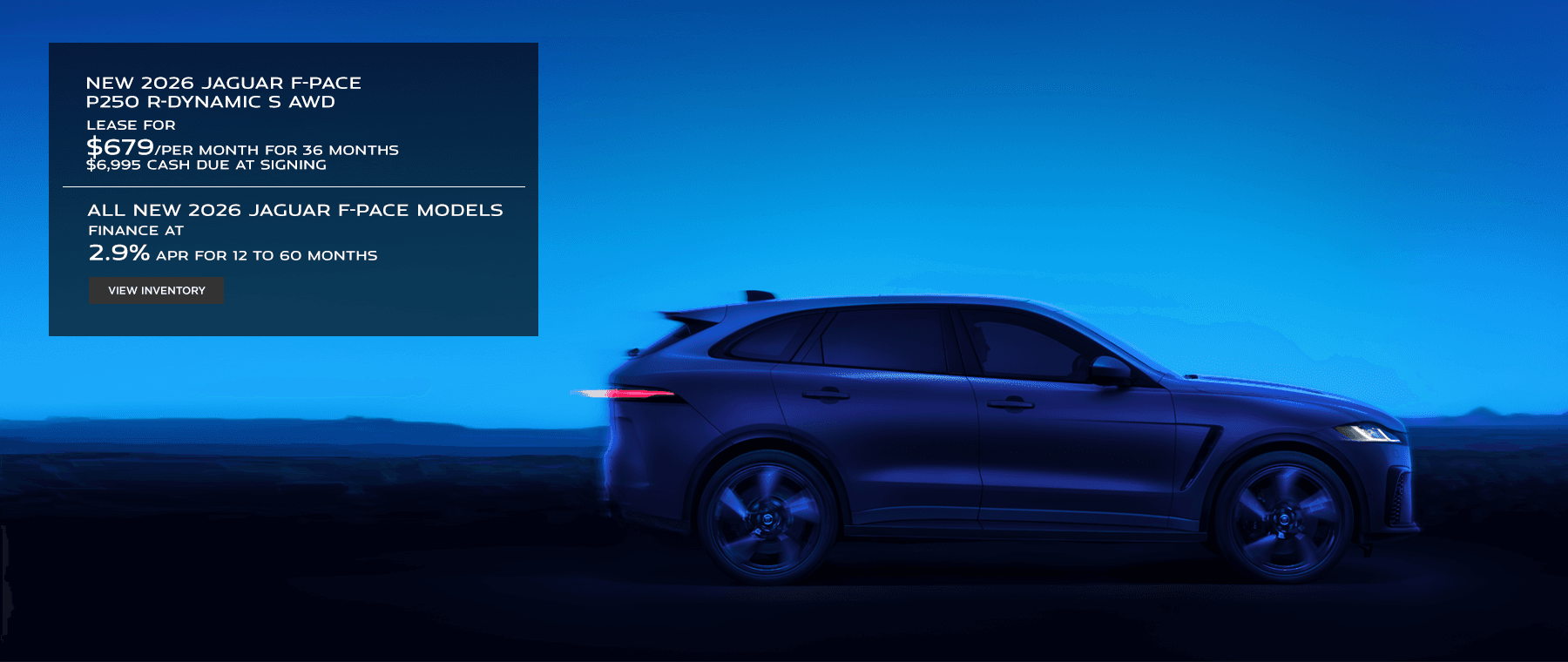 Jaguar F-PACE National Offer