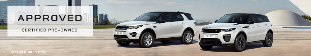 Approved Certified Pre-Owned Land Rover Banner