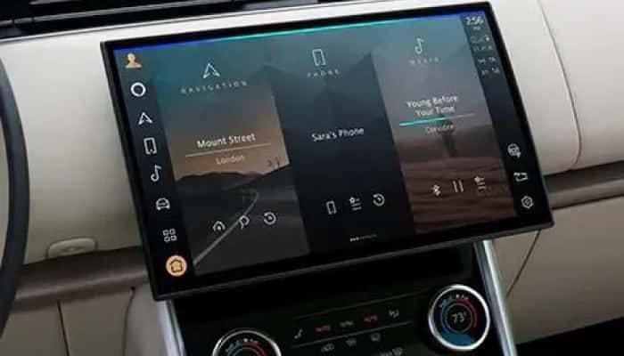 Range Rover Technology Screen