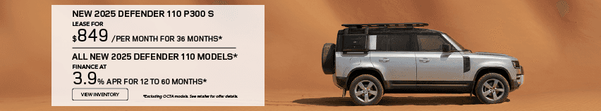 NEW DEFENDER 110 LEASE AND APR OFFER