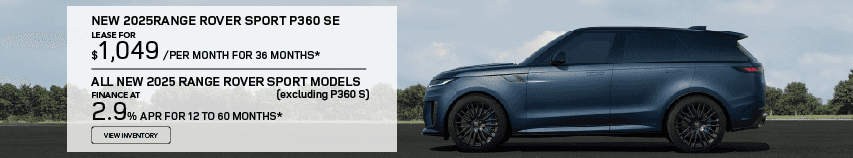 NEW 2025 RANGE ROVER SPORT LEASE AND APR OFFER
