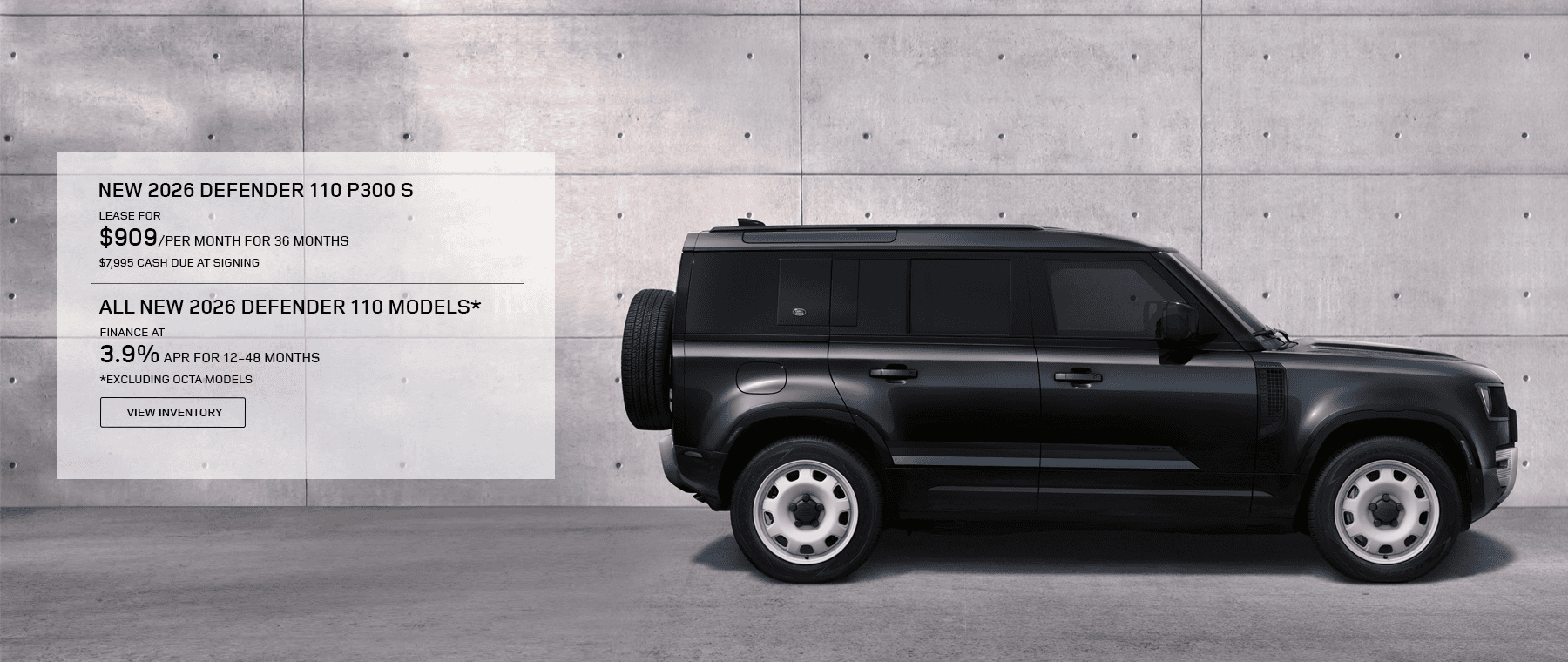 Land Rover Defender 110 National Offer