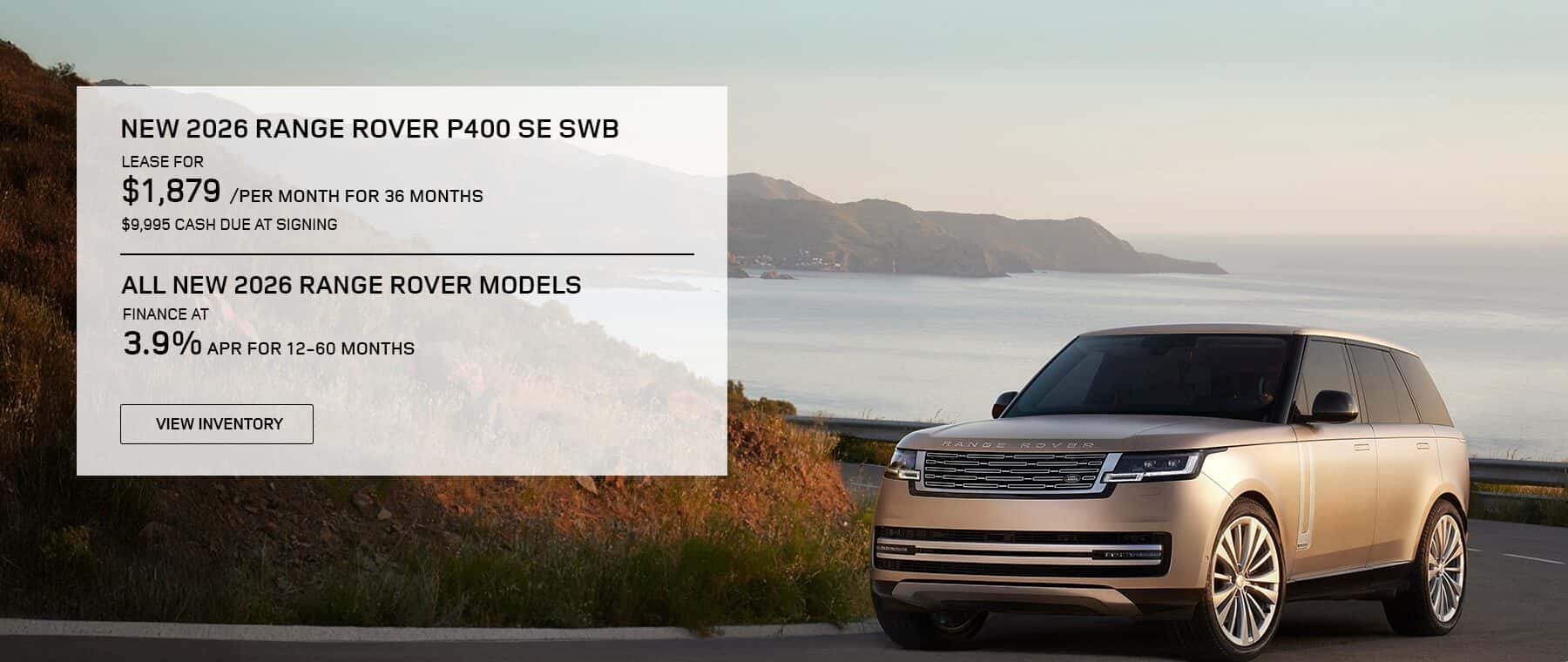 Range Rover 2026 National Offer