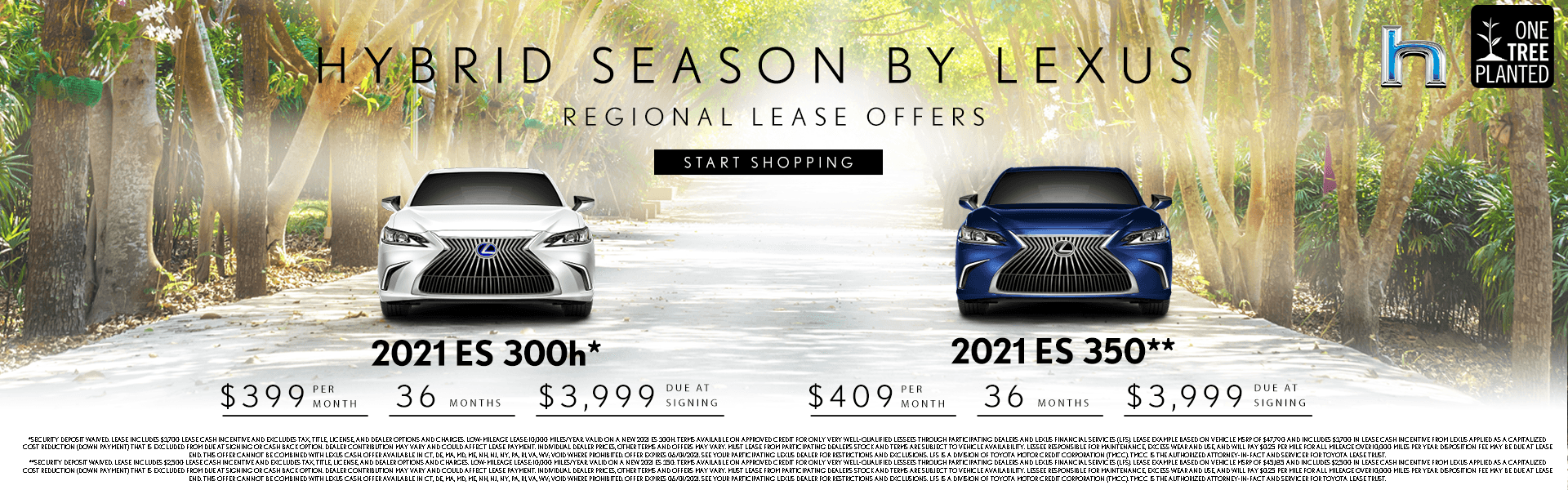 2021 Lexus ES offer