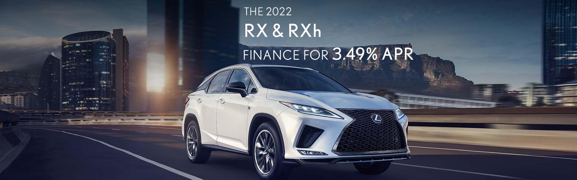 2022 Lexus RX & RXh offer