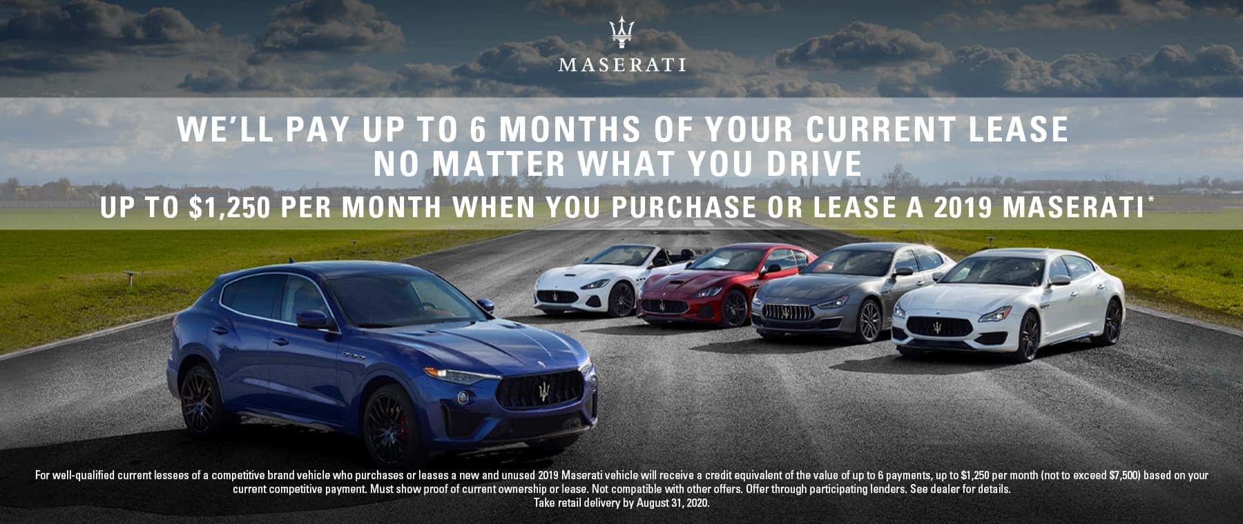 We'll Pay up to 6 months of your current lease