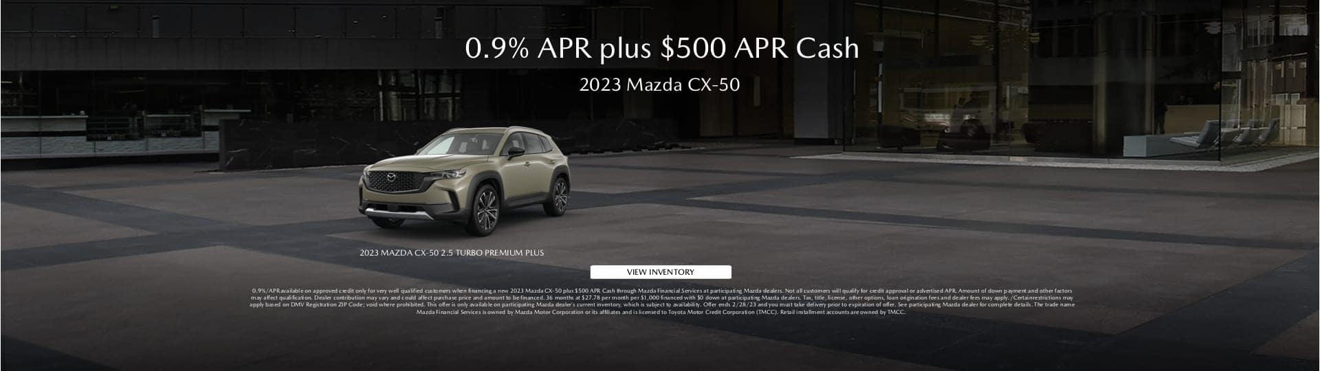 2023 Mazda CX-50 offer
