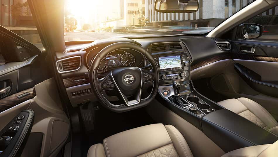 2017 nissan maxima interior cashmere leather