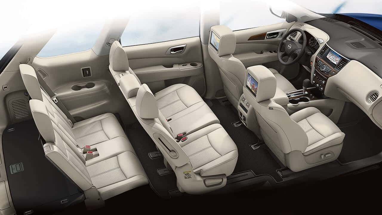 2018 Nissan Pathfinder Interior seating view