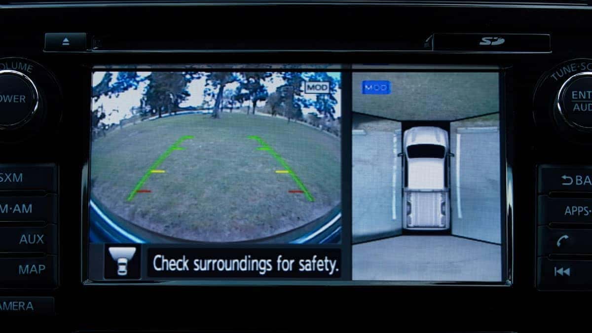 2018 Nissan Titan around view monitor original