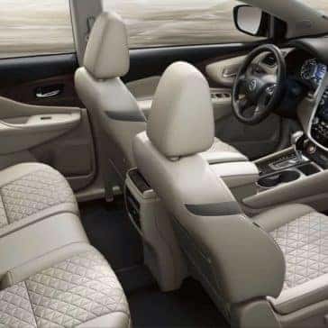 2019 Nissan Murano interior seating