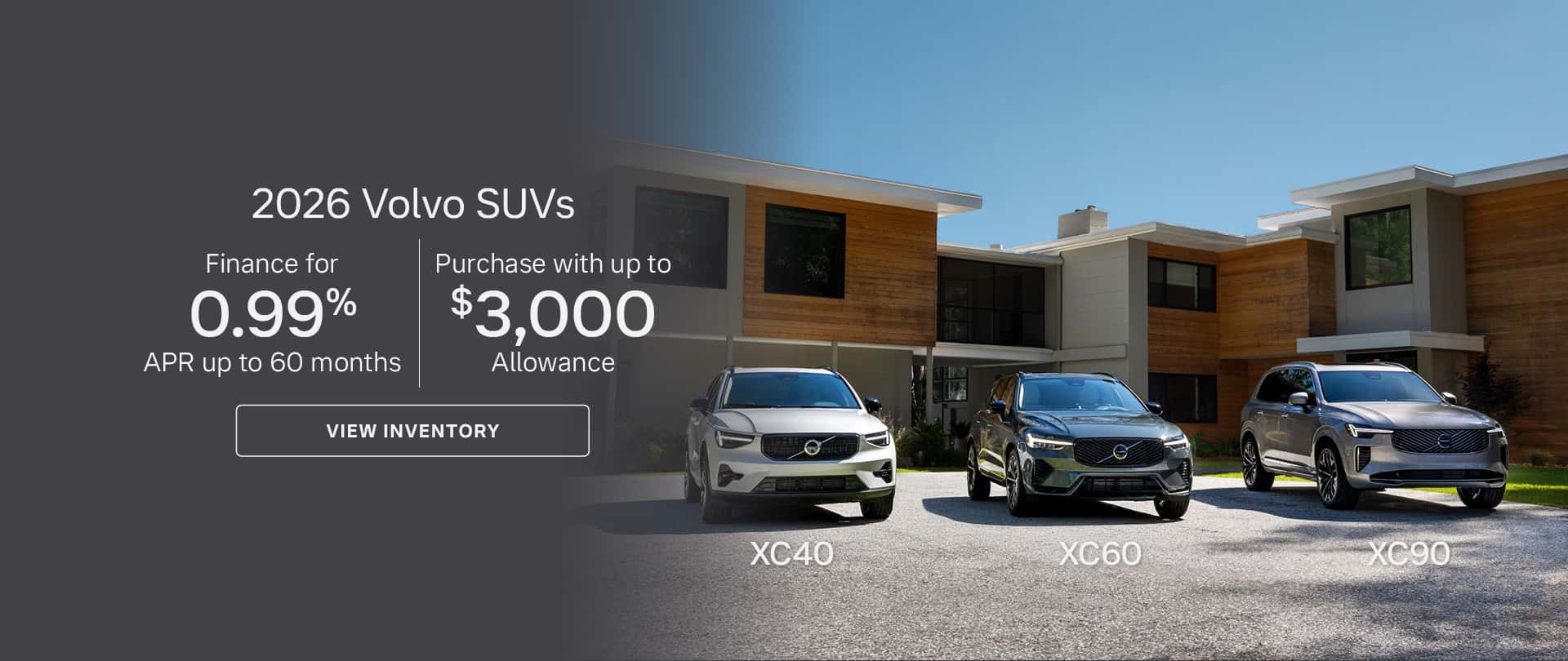 2026 Volvo XC40, XC60 & XC90