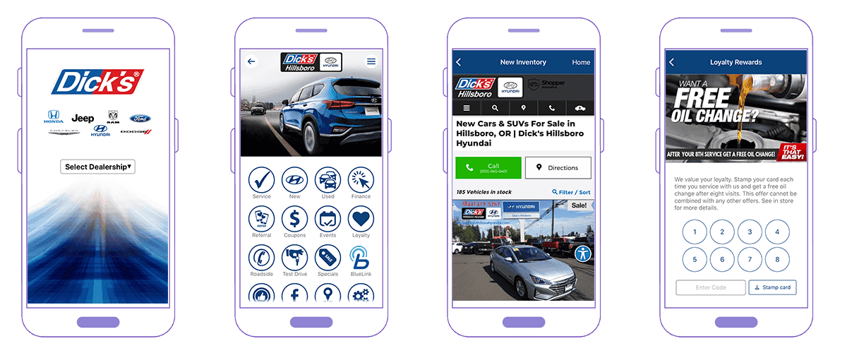 Dick's Auto Group Mobile App Dick's Auto Group