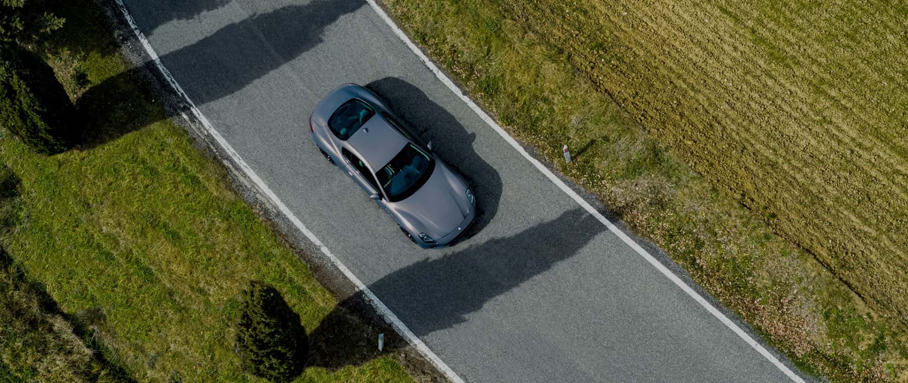 Vehicle driving on the road