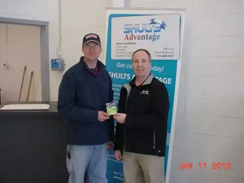 Lucky winner at Shults!