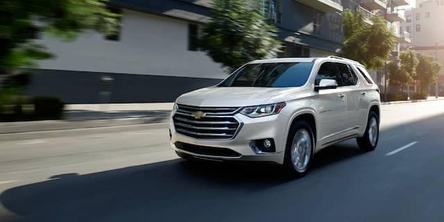 2020 Chevy Traverse Driving