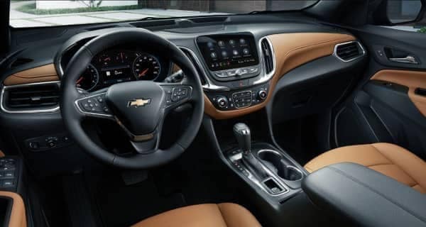 interior dash of 2020 Chevy Equinox