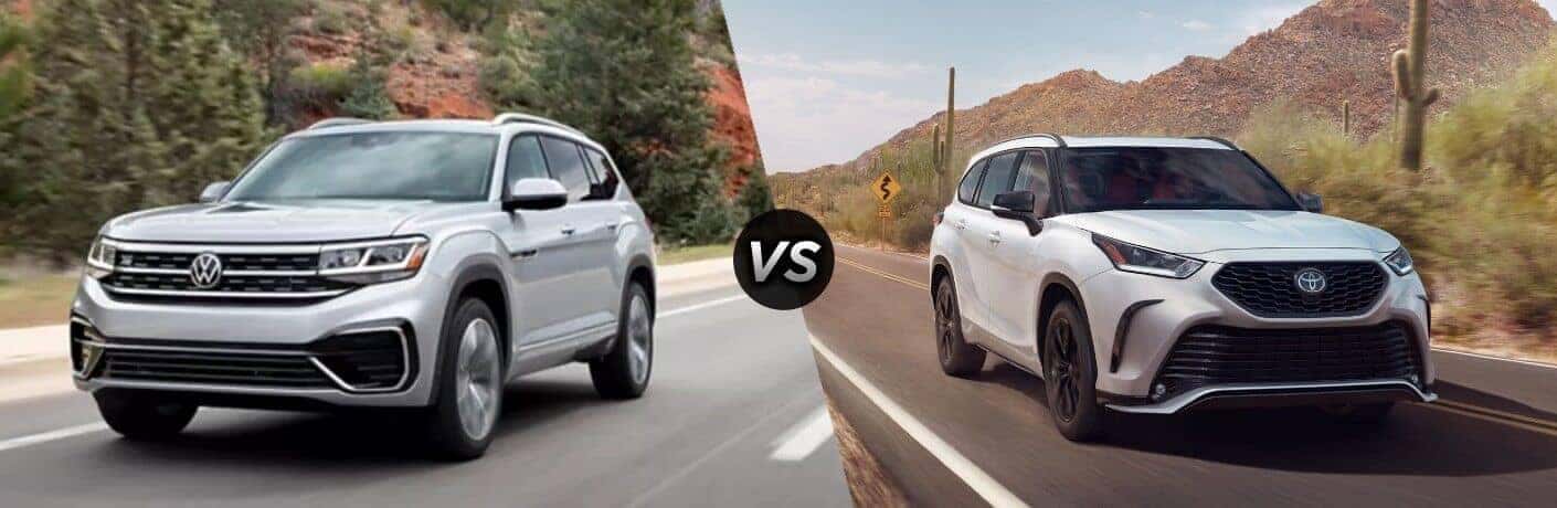 2023 Volkswagen Atlas vs. 2023 Toyota Highlander