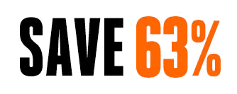 Save 63%