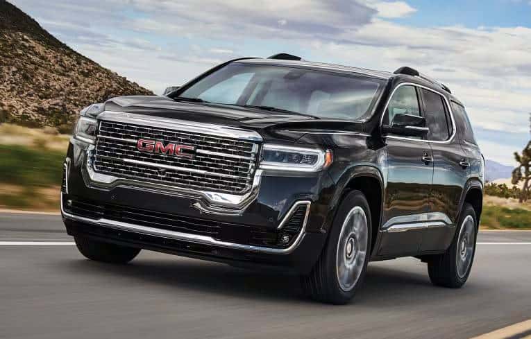 Black GMC Acadia