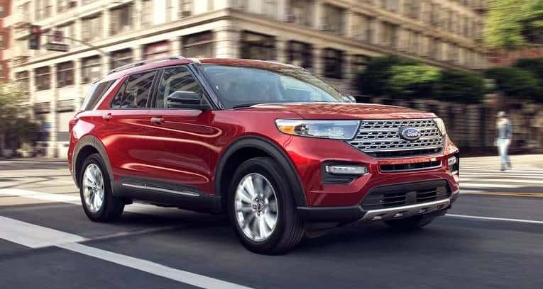 Ford Explorer Red