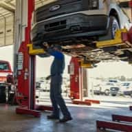 ford technician begins transmission repair