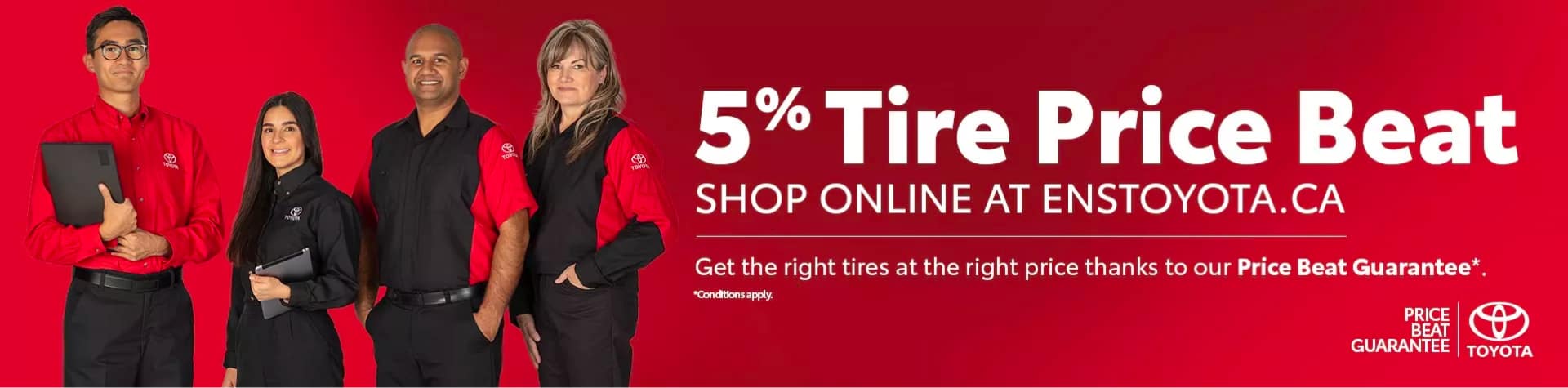 5% Tire Price Beat