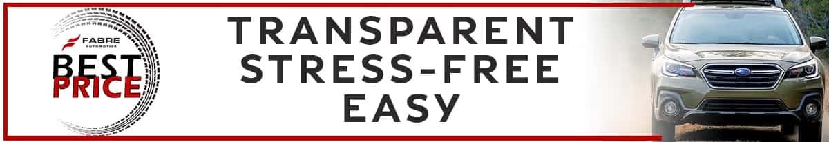 Transparent stress-free easy banner