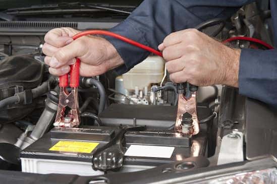 bmw x5 battery location jump start