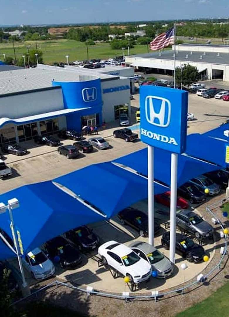 aerial exterior view of dealership