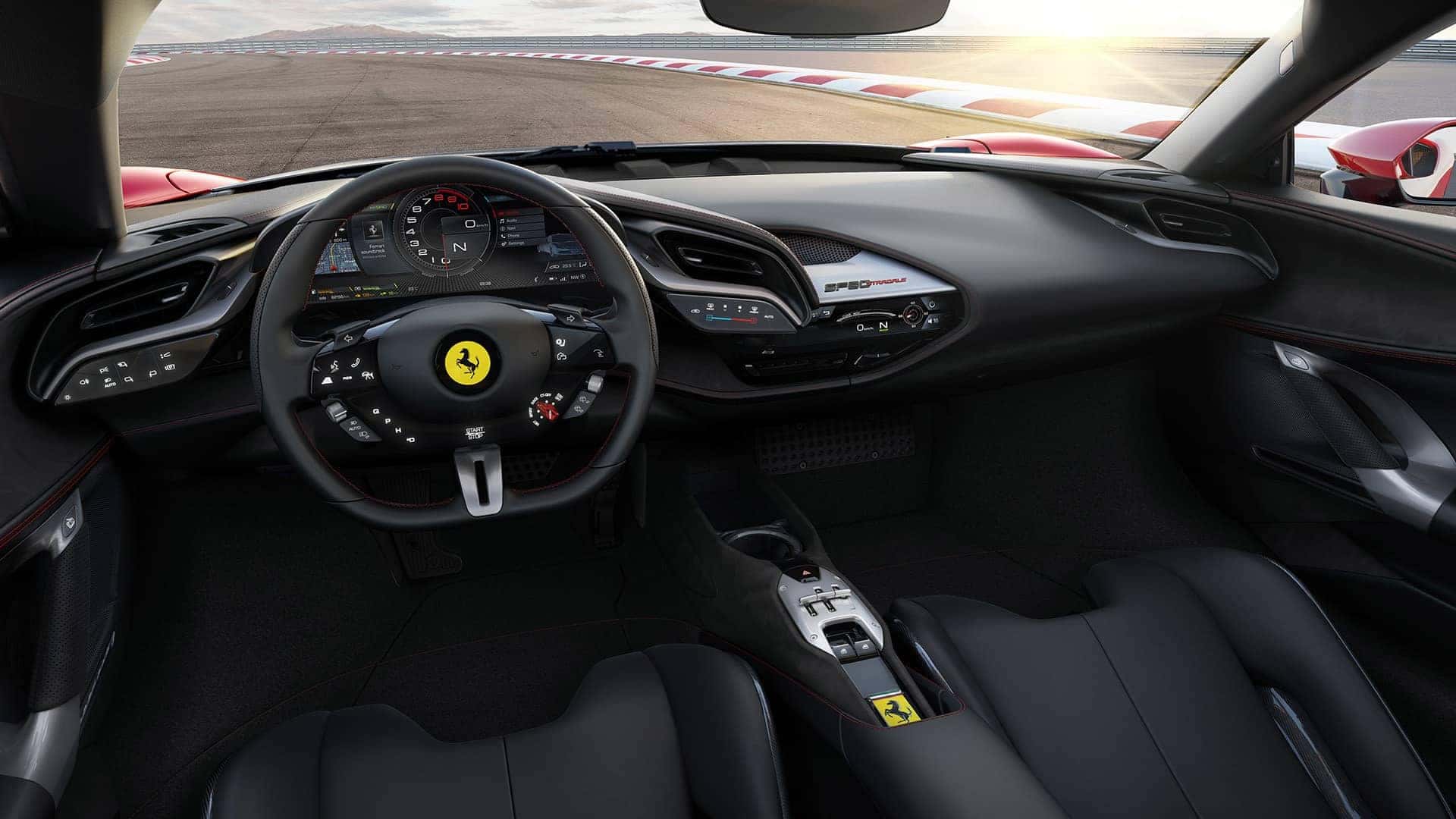 ferrari sf90 stradale interior