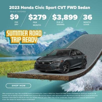 2023 Civic Sport CVT FWD Sedan Lease _9 PER_