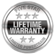 Five Star Auto Group - Lifetime Warranty Badge