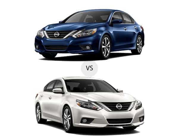 2017 Nissan Altima Sr Vs Sv Trims