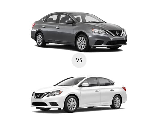  Comparar modelos Nissan Sentra S vs SV