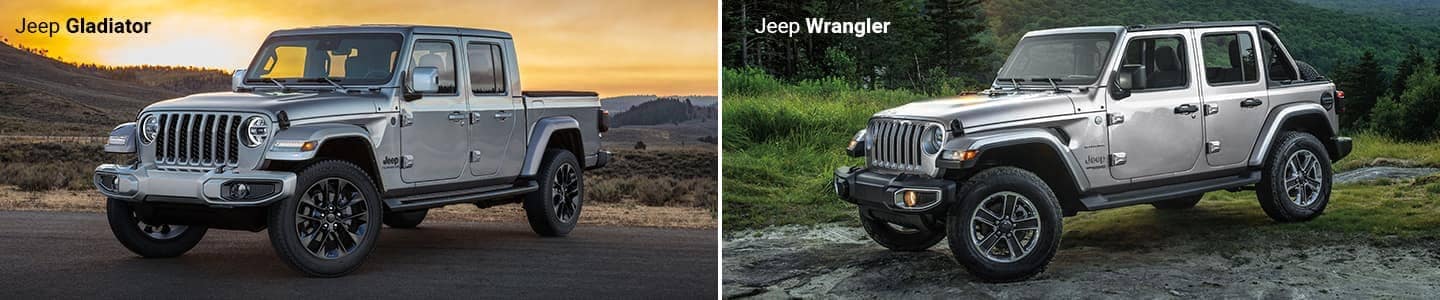 Jeep Gladiator Vs. Jeep Wrangler: How Are They Different?