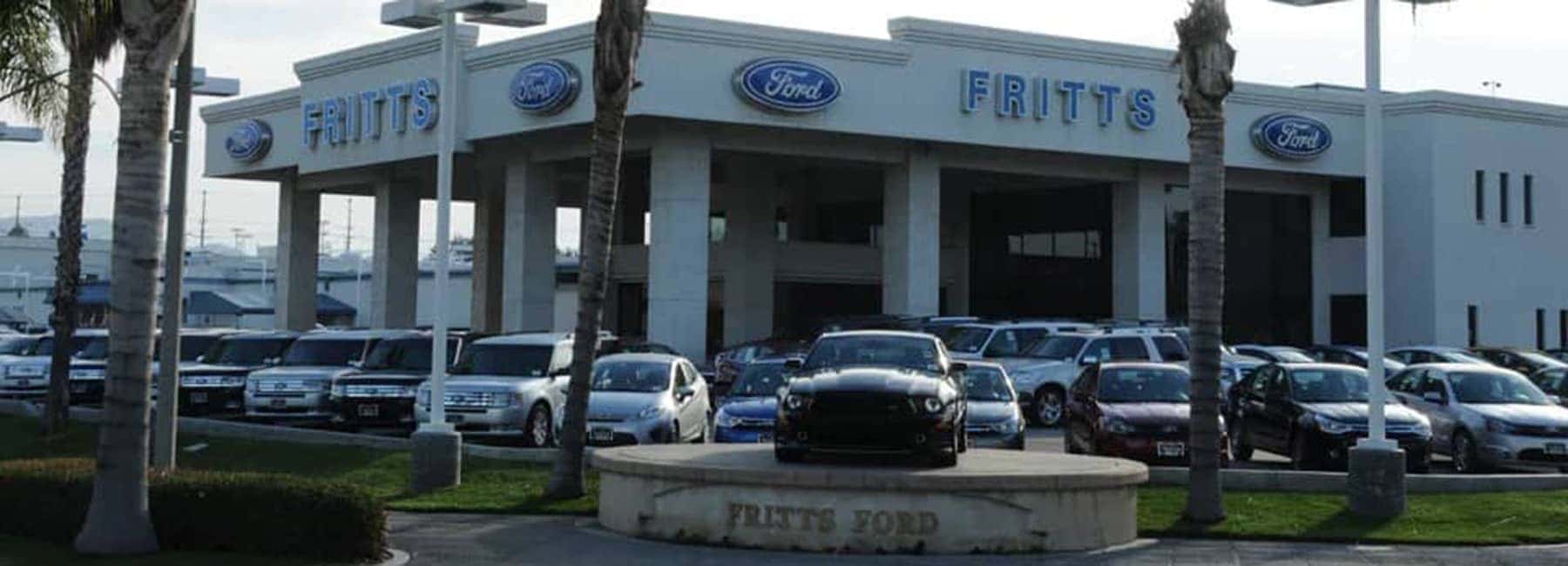Fritts Ford dealership front hero