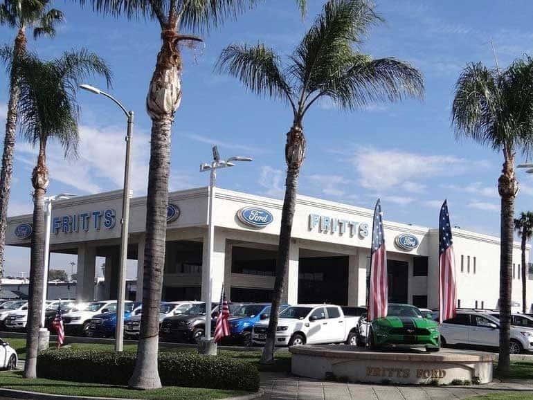 Fritts Ford dealership front hero