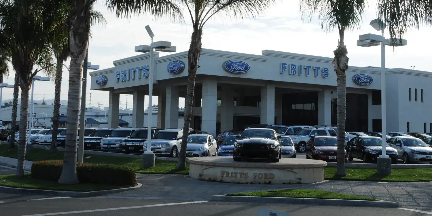Fritts Ford dealership front hero