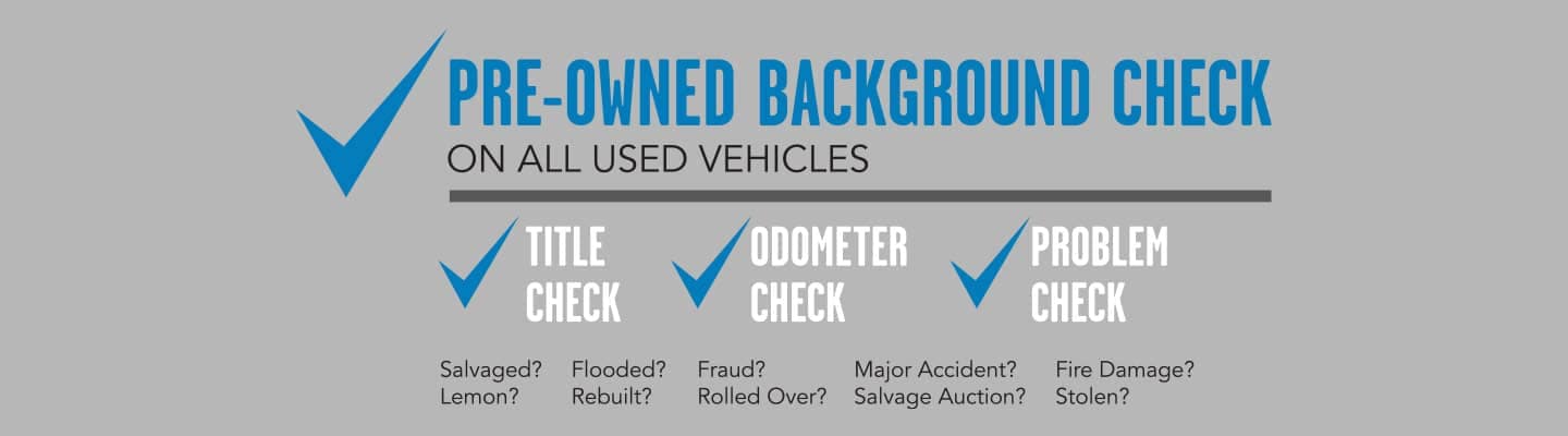 Pre-Owned Background Check