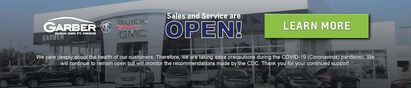 Garber Buick GMC Now Open