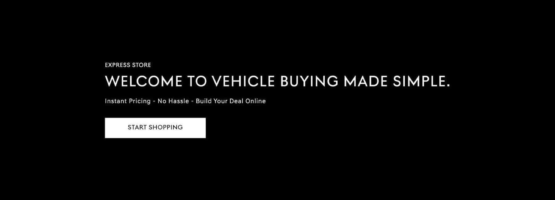 Roadster express store banner