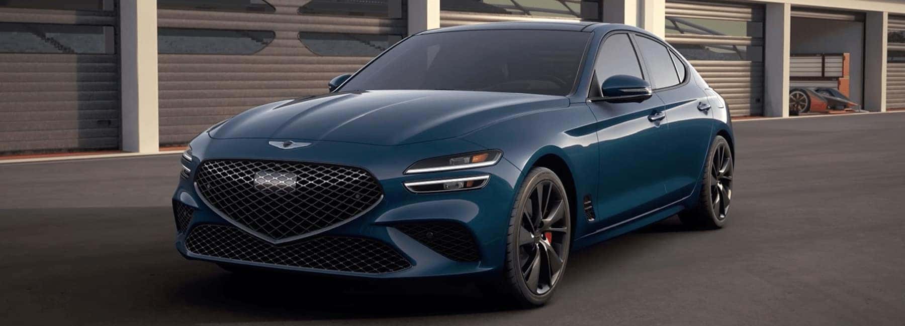 2023-G70-blue-parked