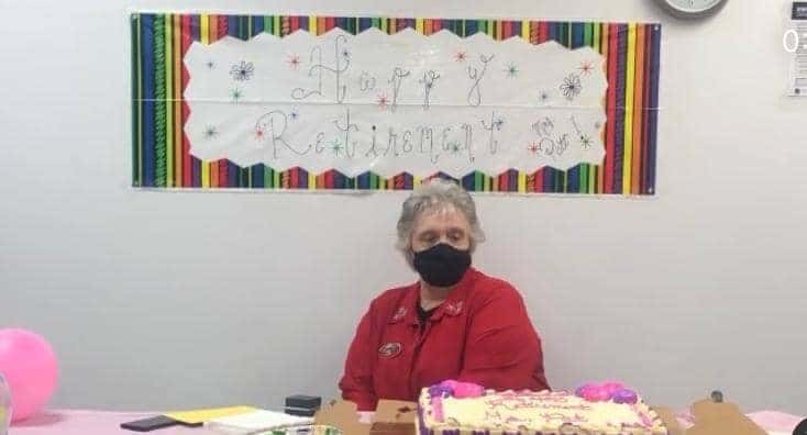 George Moore Celebrated Two Employees Last Month Who Retired with More than 10 Years of Service