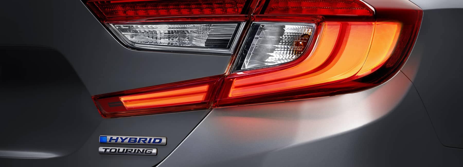 Close up of a Silver 2021 Honda Accord right tail light