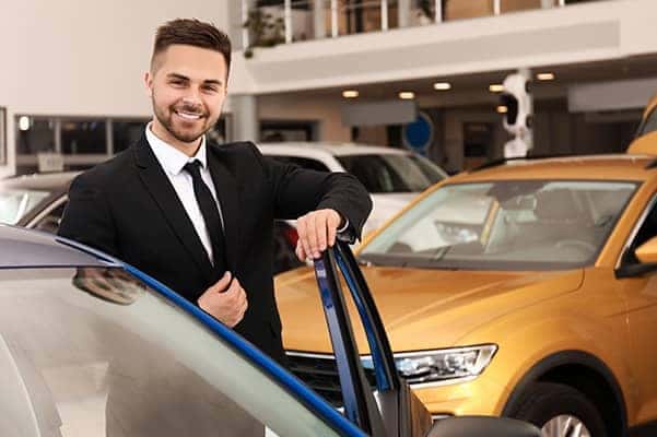 Sales showing a car