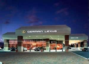 Exterior image of Germain Lexus of Easton