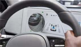 Hyundai Ioniq safety features on dashboard