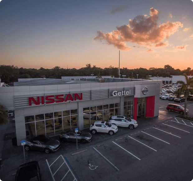 Gettel Nissan dealership exterior