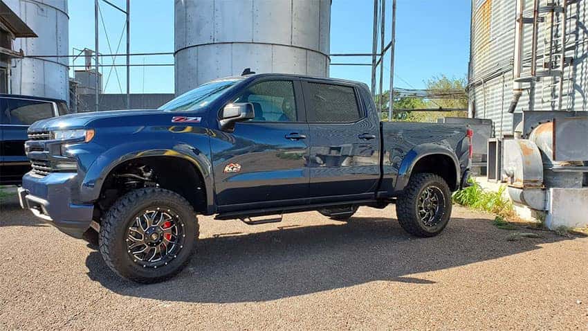 Side view of Ridge truck